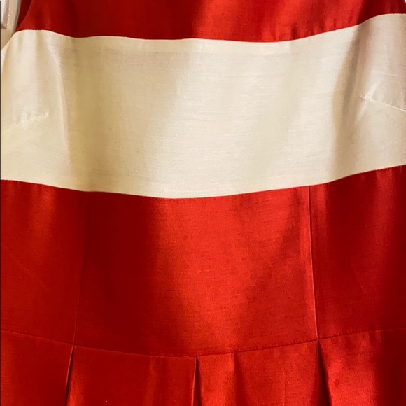 Cream and orange red Kate Spade Dress - Picture 2 of 5